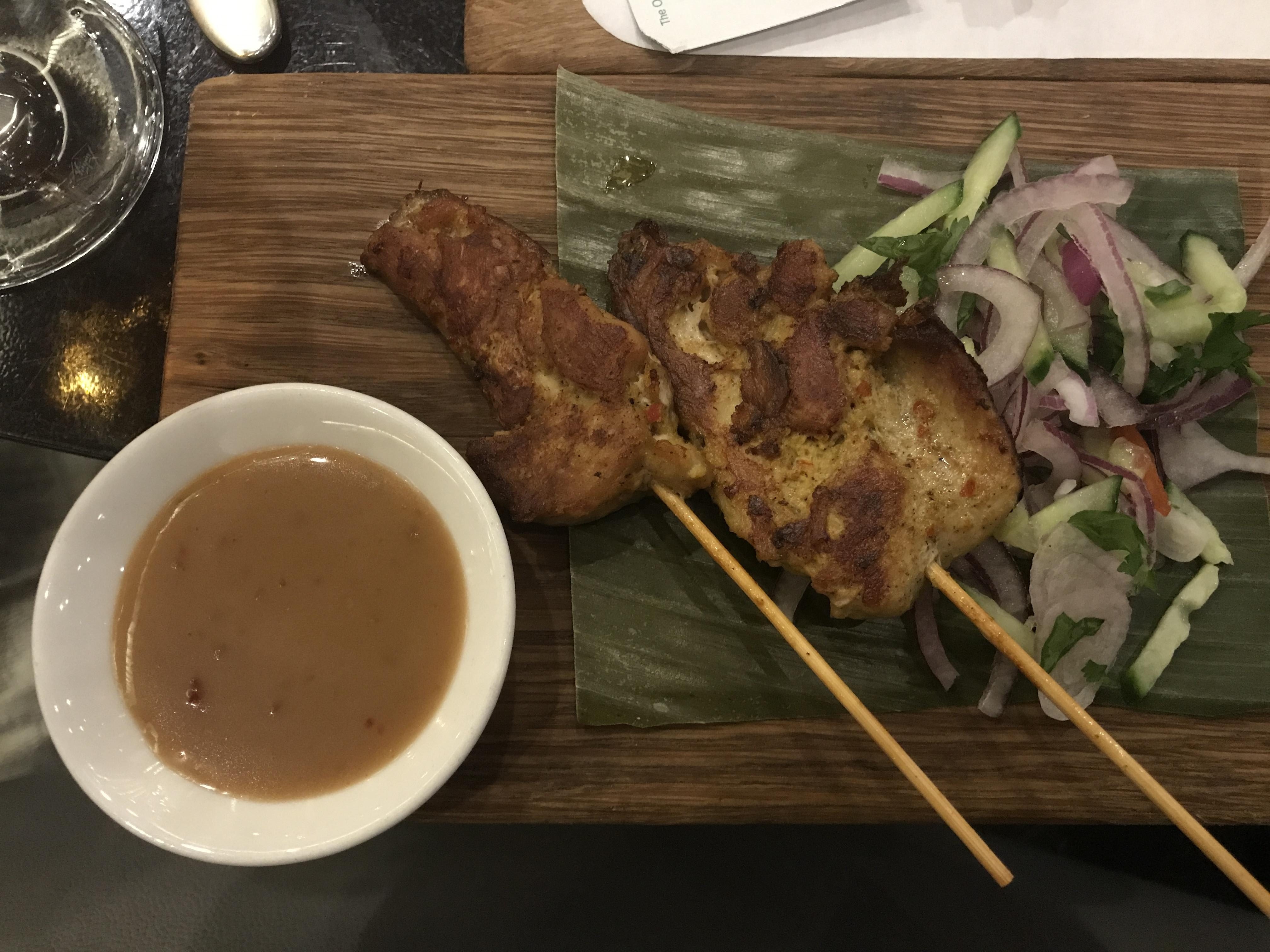 Chicken Satay - Virgin Clubhouse NYC
