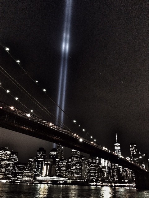 WTC memorial lights