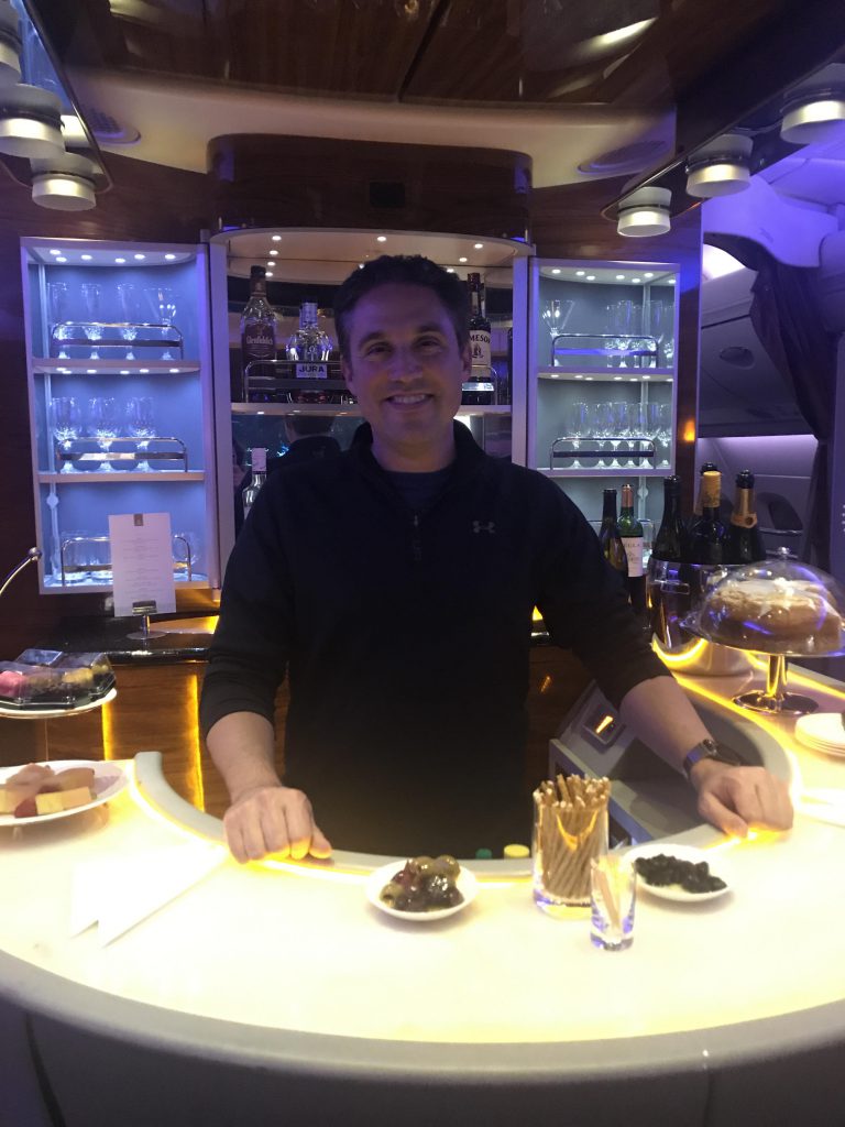 Emirates First Class Bar