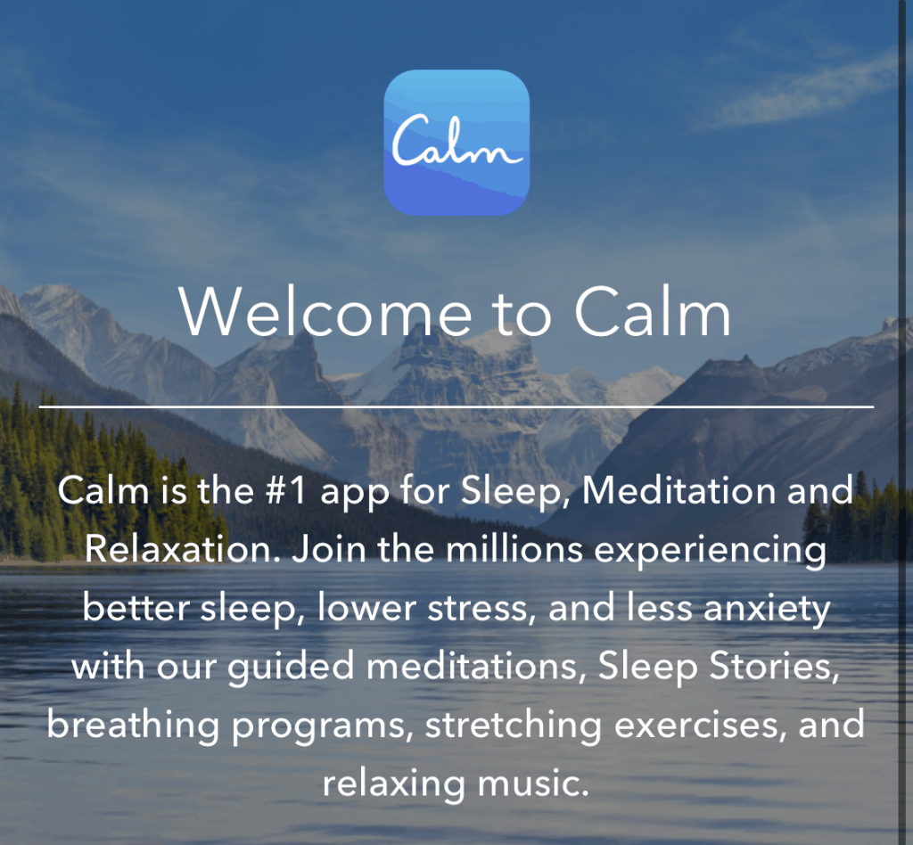 free calm app amex