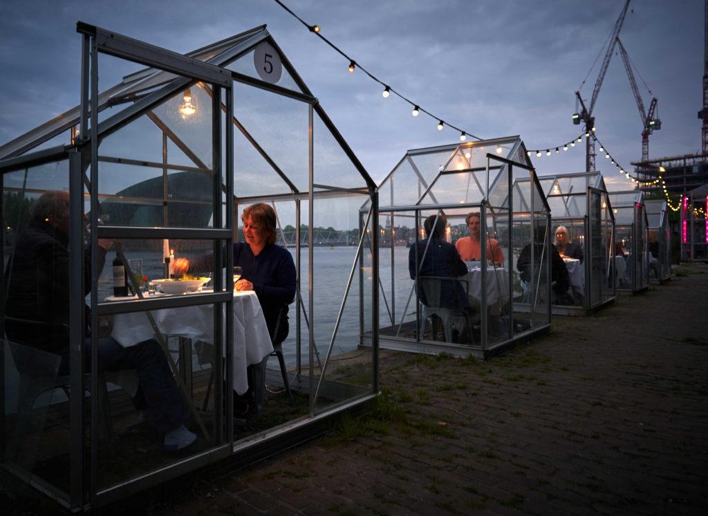 Mediamatic Amsterdam outdoor dining coronavirus