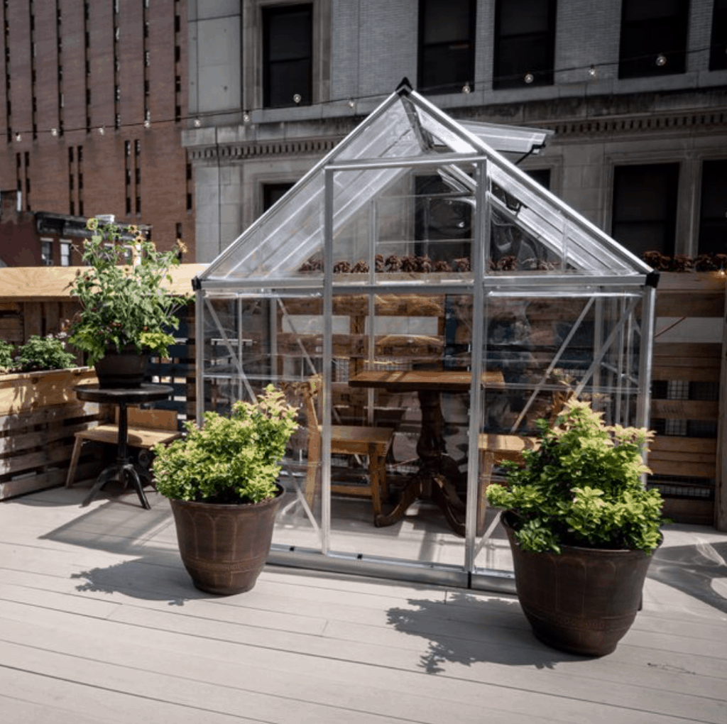 ampia nyc greenhouse rooftop dining