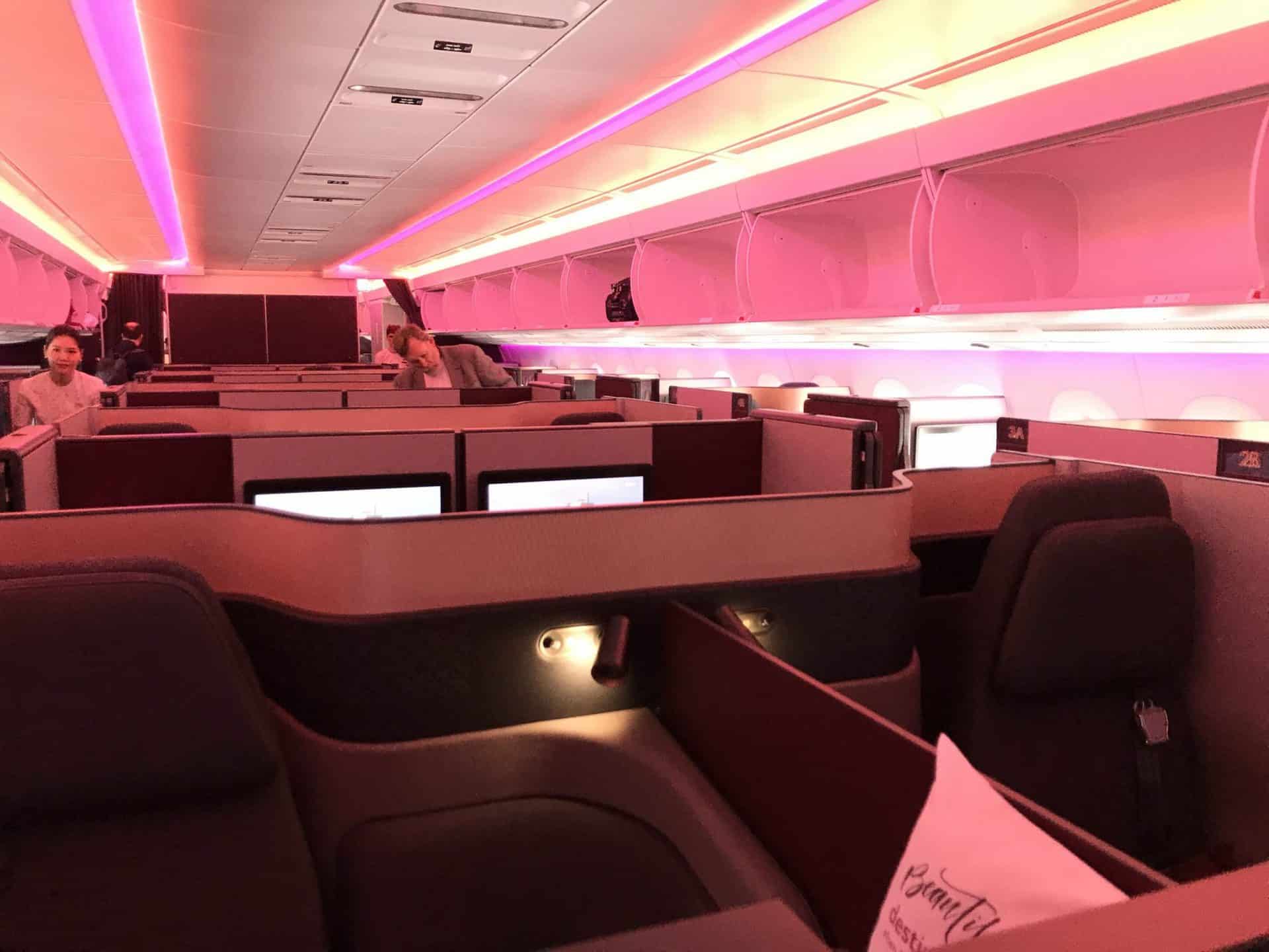 QSuites: Review of the Qatar Airways A350-1000 XWB (SIN-DOH-JFK ...