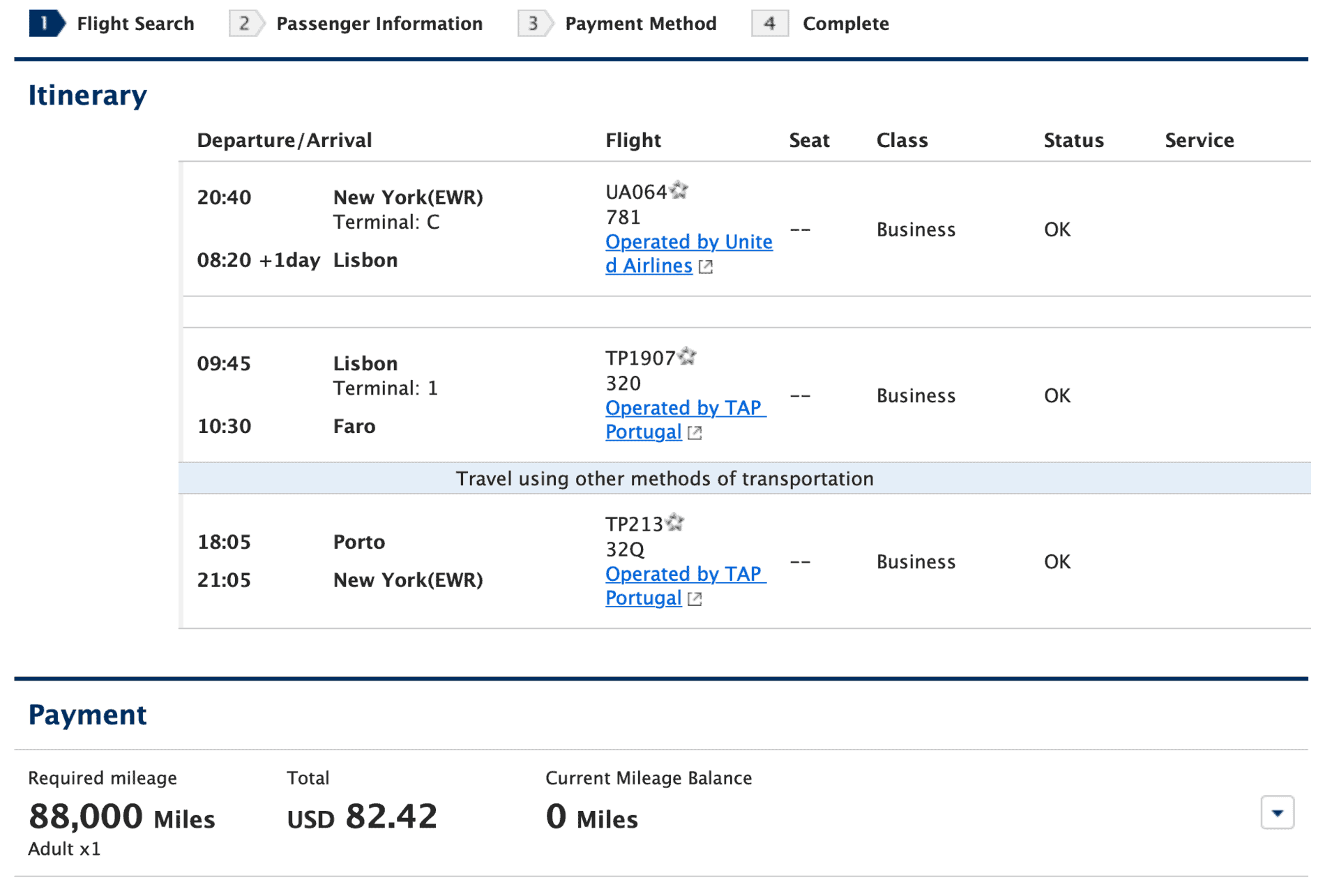 The Cheapest US-Europe Business Class Award: 88,000 Points Round-Trip