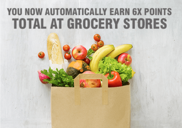 6X Marriott Bonvoy points at grocery stores / supermarkets