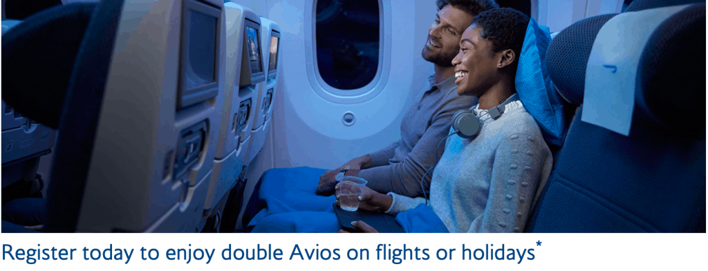 ba double avios promo