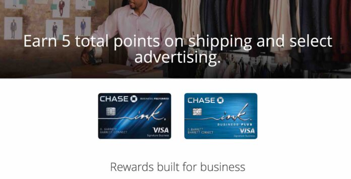 chase 5x on shipping and advertising