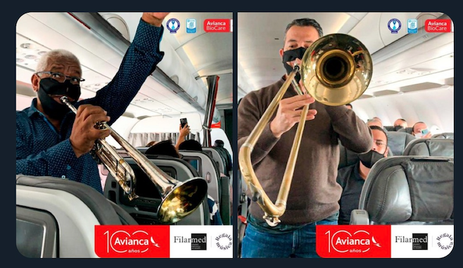 avianca musicians onboard