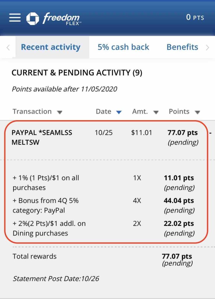 paypal key freedom flex