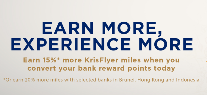 singapore krisflyer transfer bonus