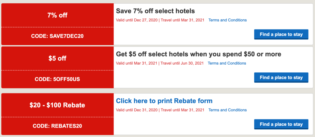 hotels.com coupons