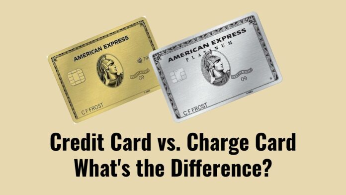 charge card vs. credit card