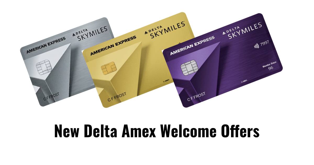 New Delta Amex Welcome Offers