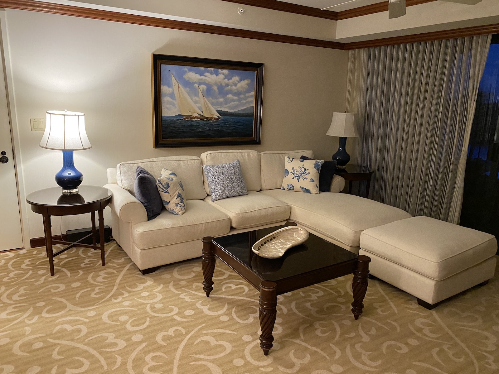 Grand Hyatt Kauai - Oceanview Suite Living Room