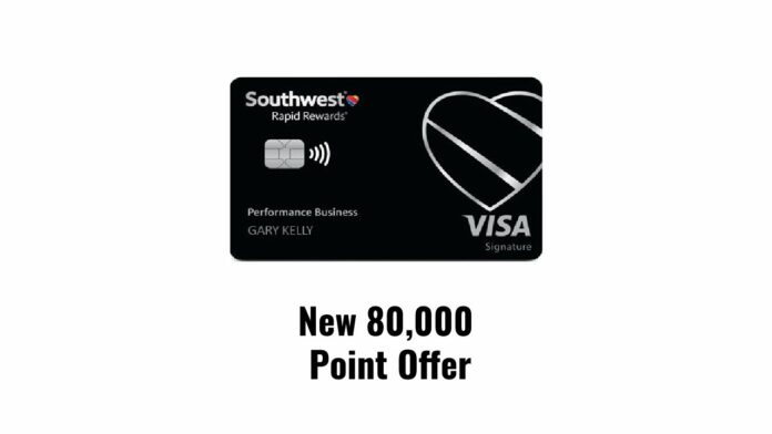 southwest performance business credit card 80000