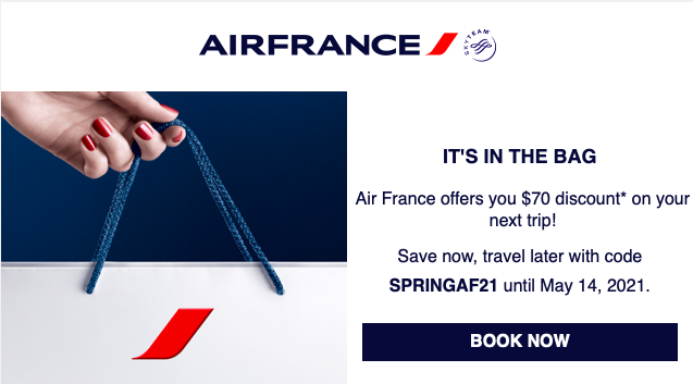 air france promo cde