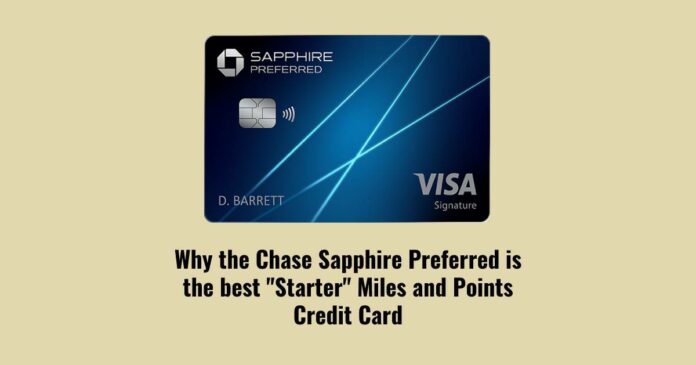 chase sapphire preferred csp best starter card