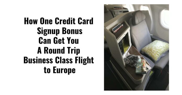 free business class flight to europe