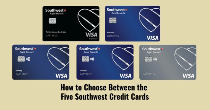 southwest credit cards how to choose