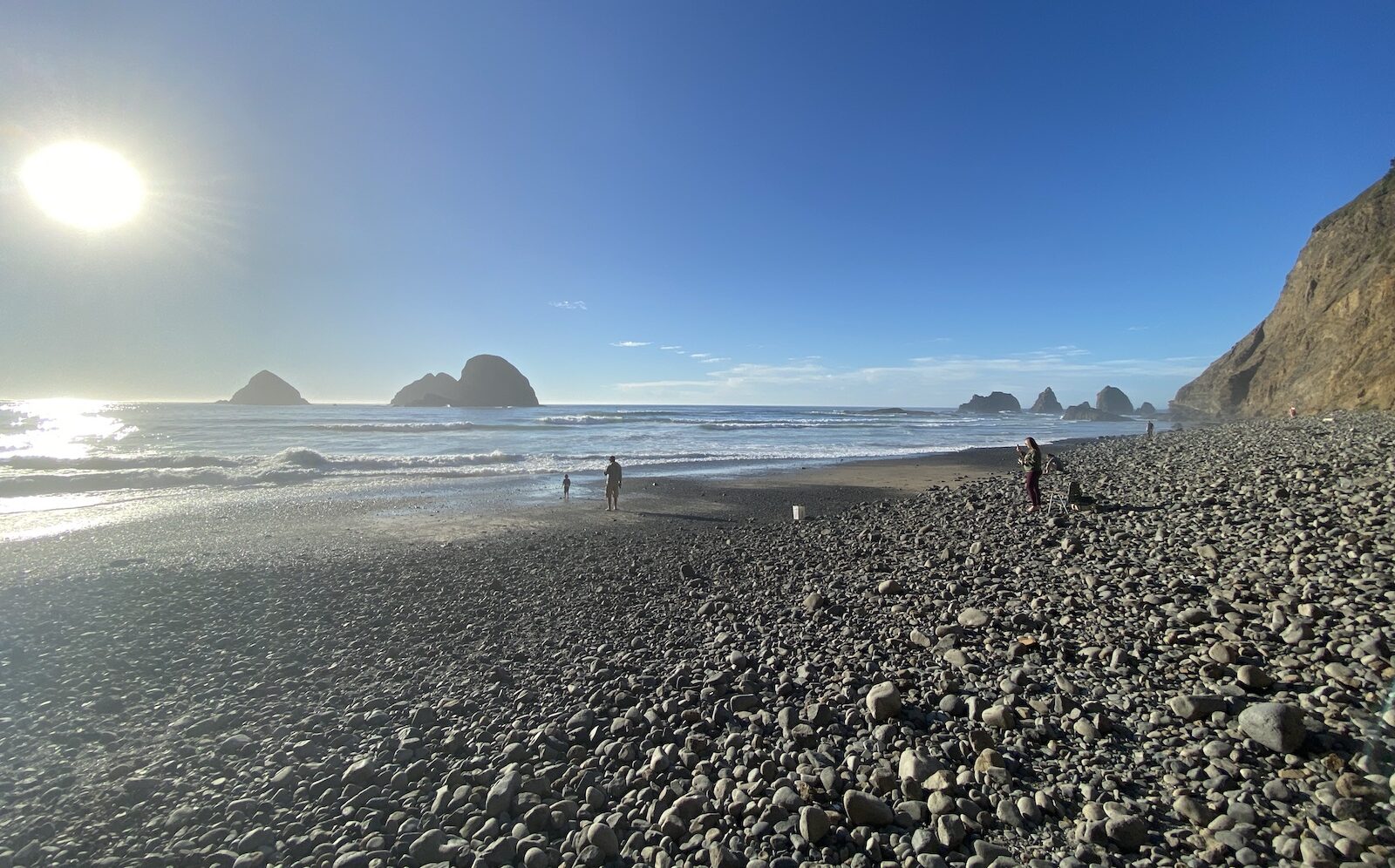 Tunnel Beach - Oceanside, OR