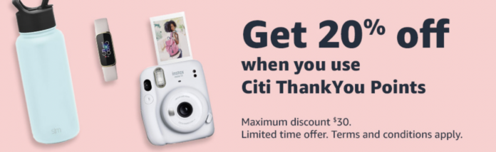 amazon citi thankyou point discount