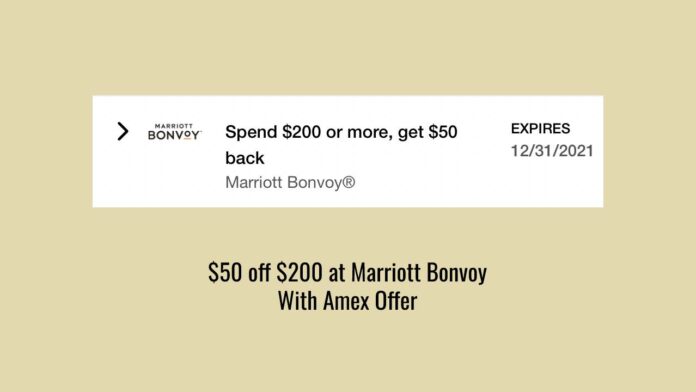 marriott bonvoy amex offer