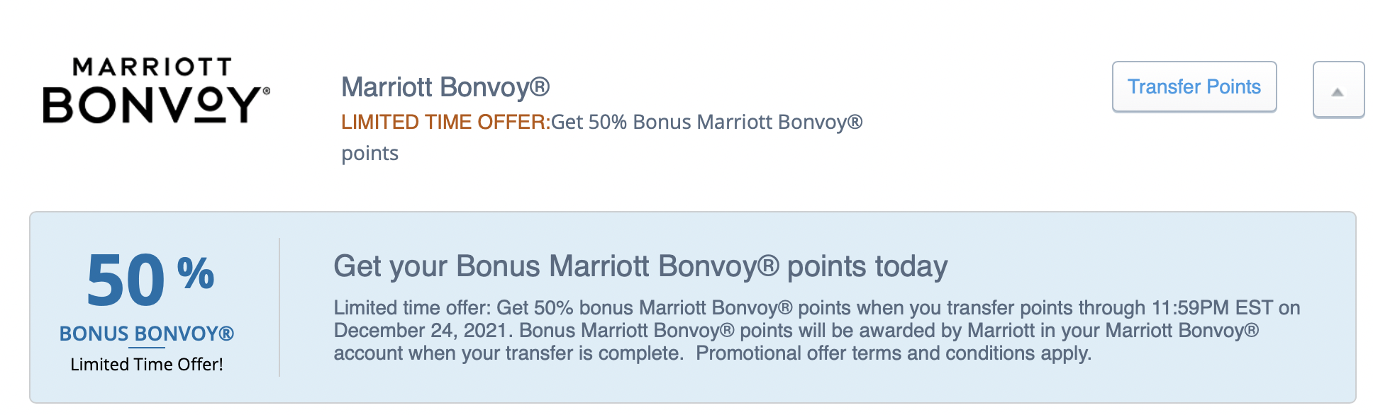chase to bonvoy transfer bonus