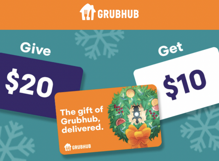 grubhub discount cyber monday