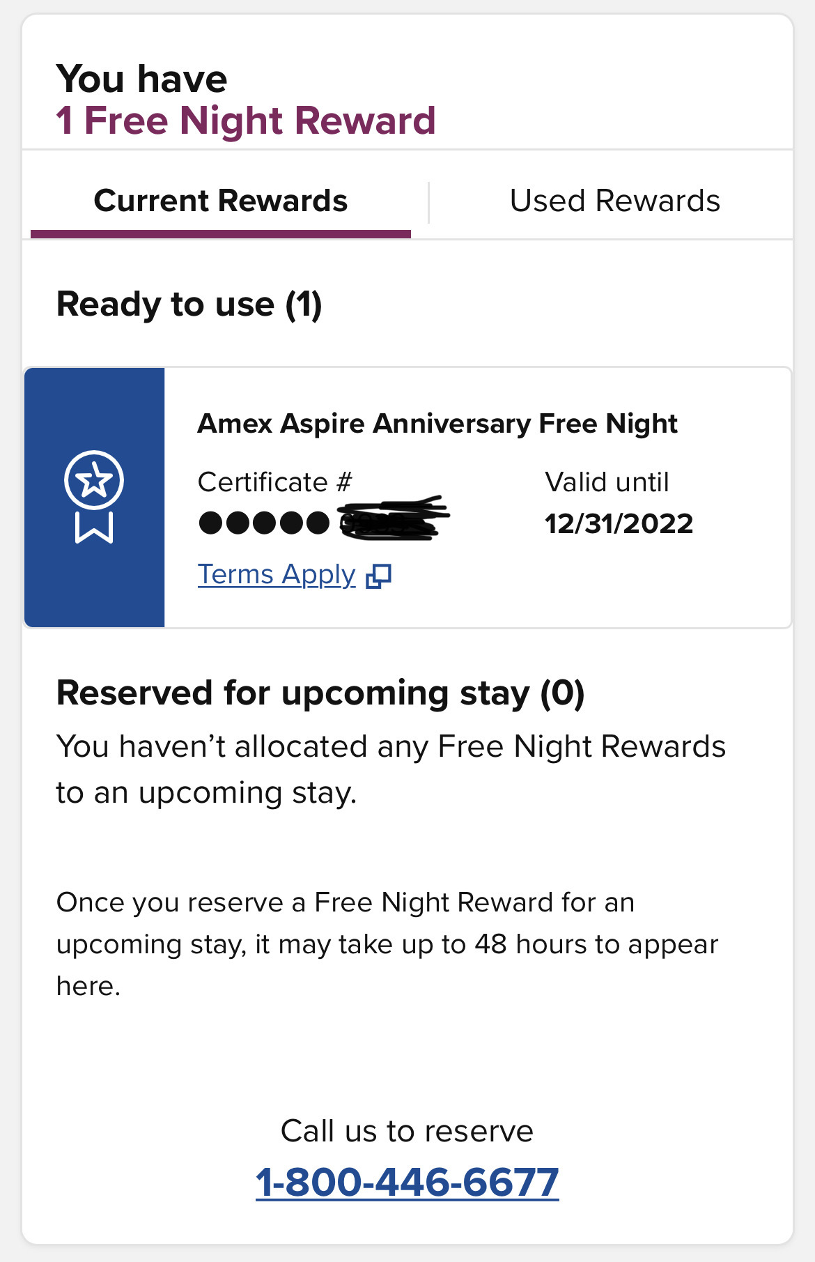 see hilton free night awards online