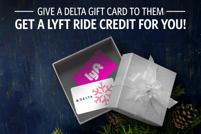 delta lyft gift card