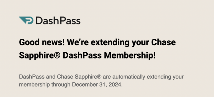 dash pass doordash extended