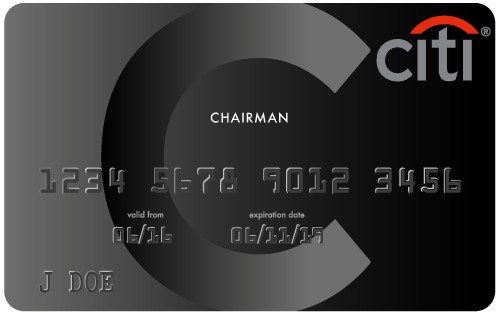 citi chairman card