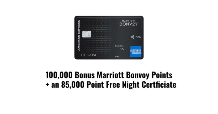 bonvoy brilliant welcome bonus offer