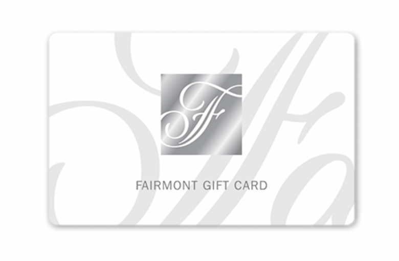 20% Off Fairmont Gift Cards: 2pm - 5pm ET Today Only