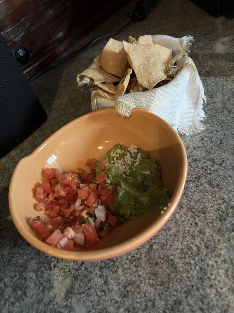 Nightly chips and guac