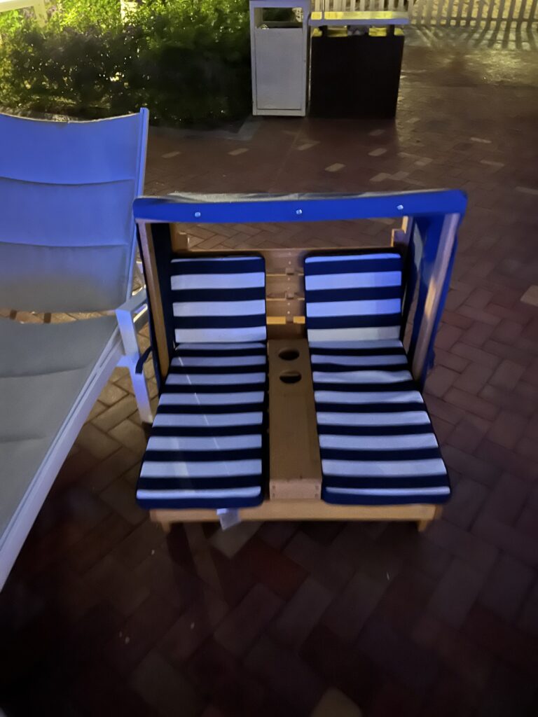 Kids Loungers at the Ritz Carlton Aruba Pool