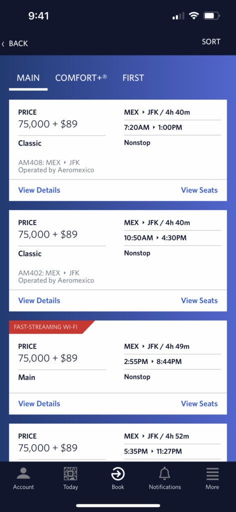 delta aeromexico award pricing devaluation