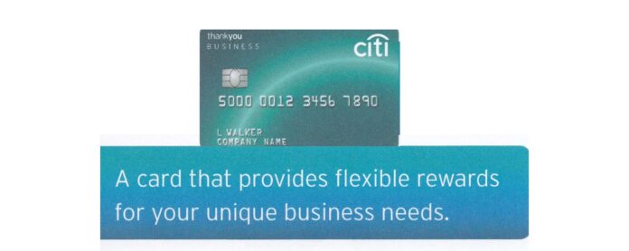 citibusiness thankyou card changes