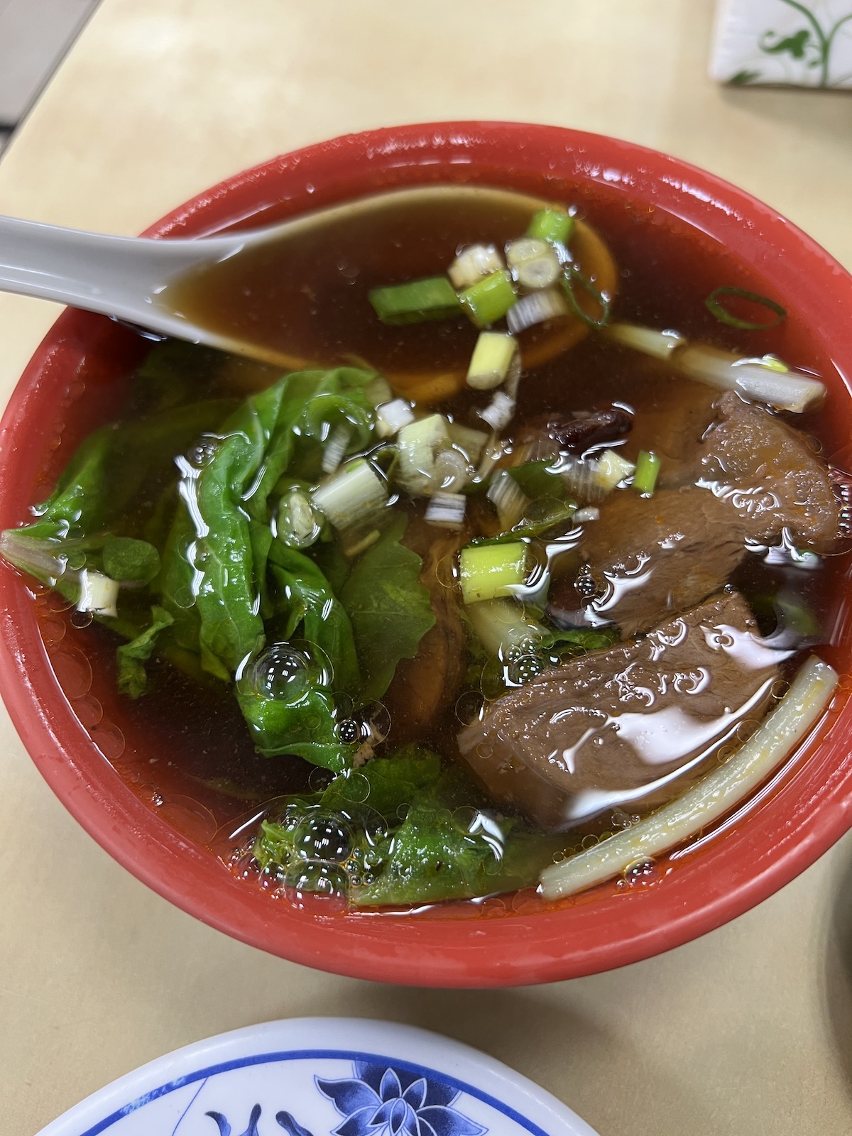 Beef soup at Xiao Le Tian Dumpling House