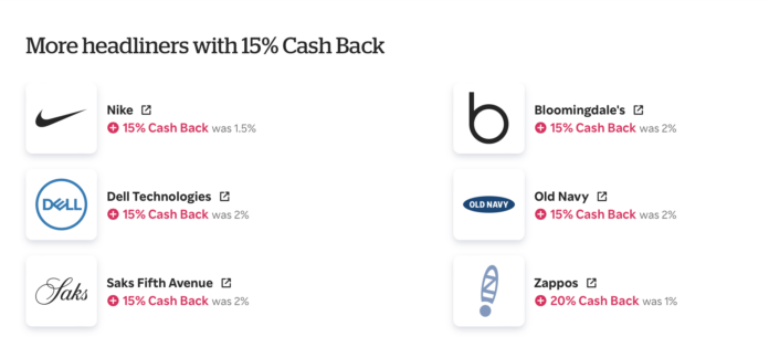 rakuten ebates dell saks