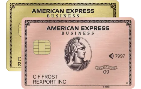 amex business rose gold card