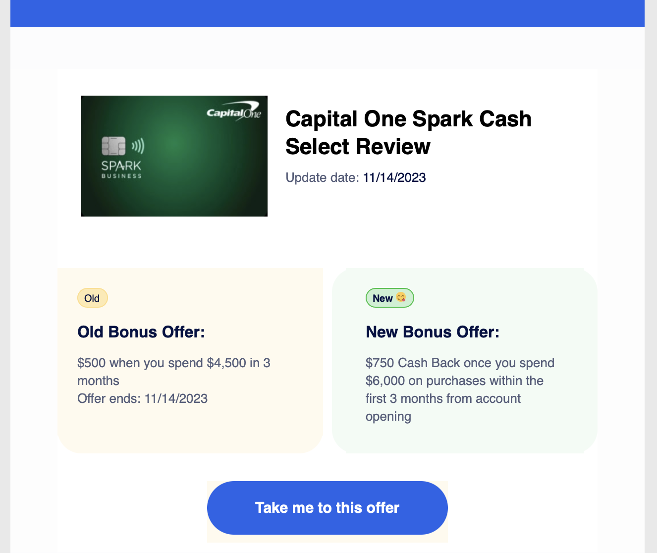 capital one spark cash select