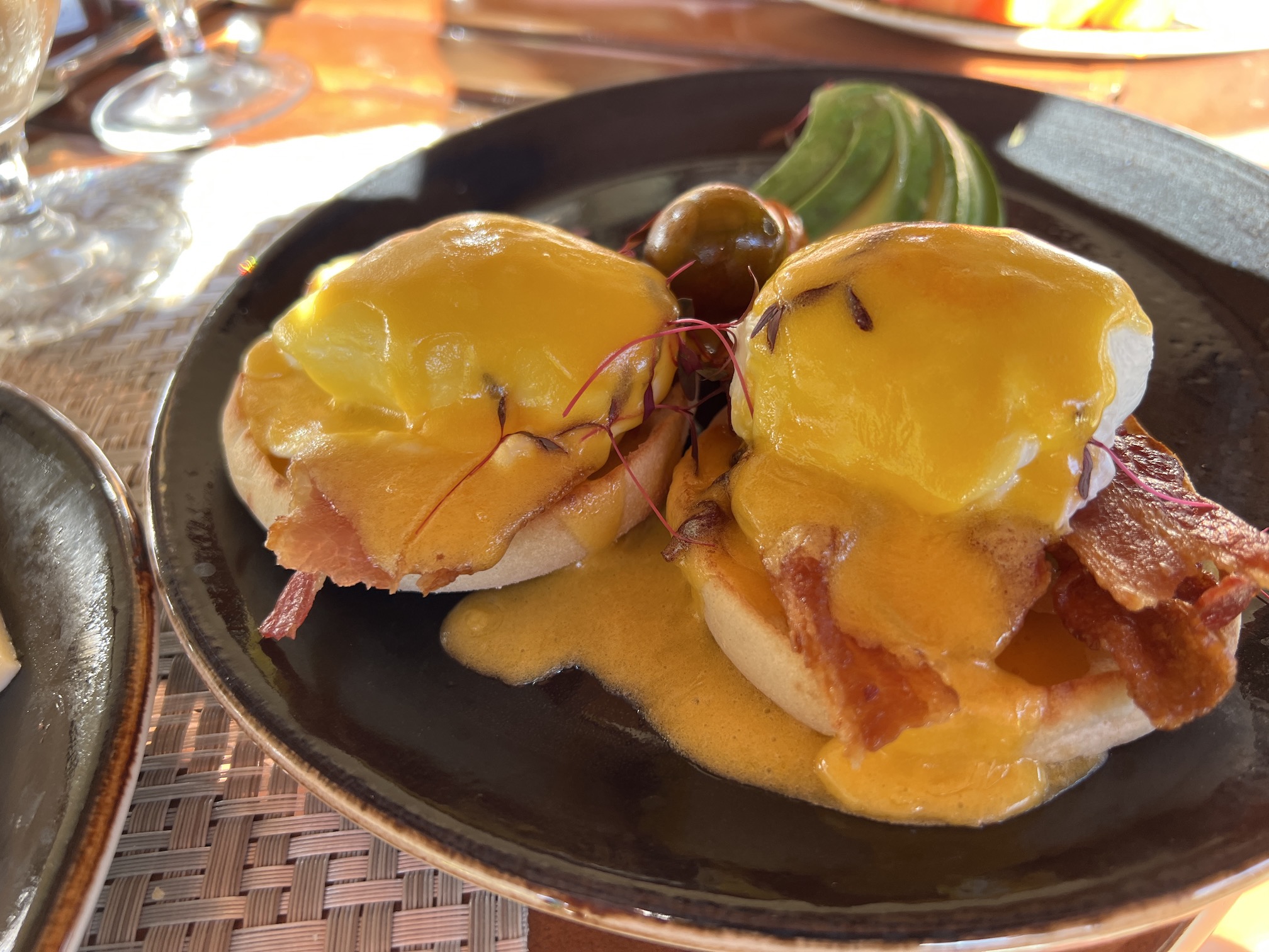 Breakfast at the JW Marriott Guanacaste - Eggs Benedict