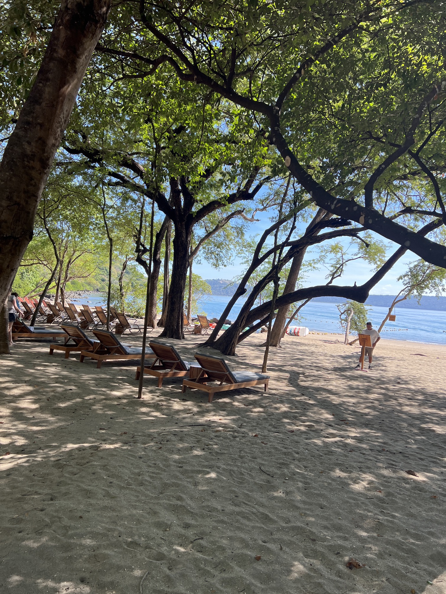 The beach at the Andaz Papagayo if you don't go to the beach club