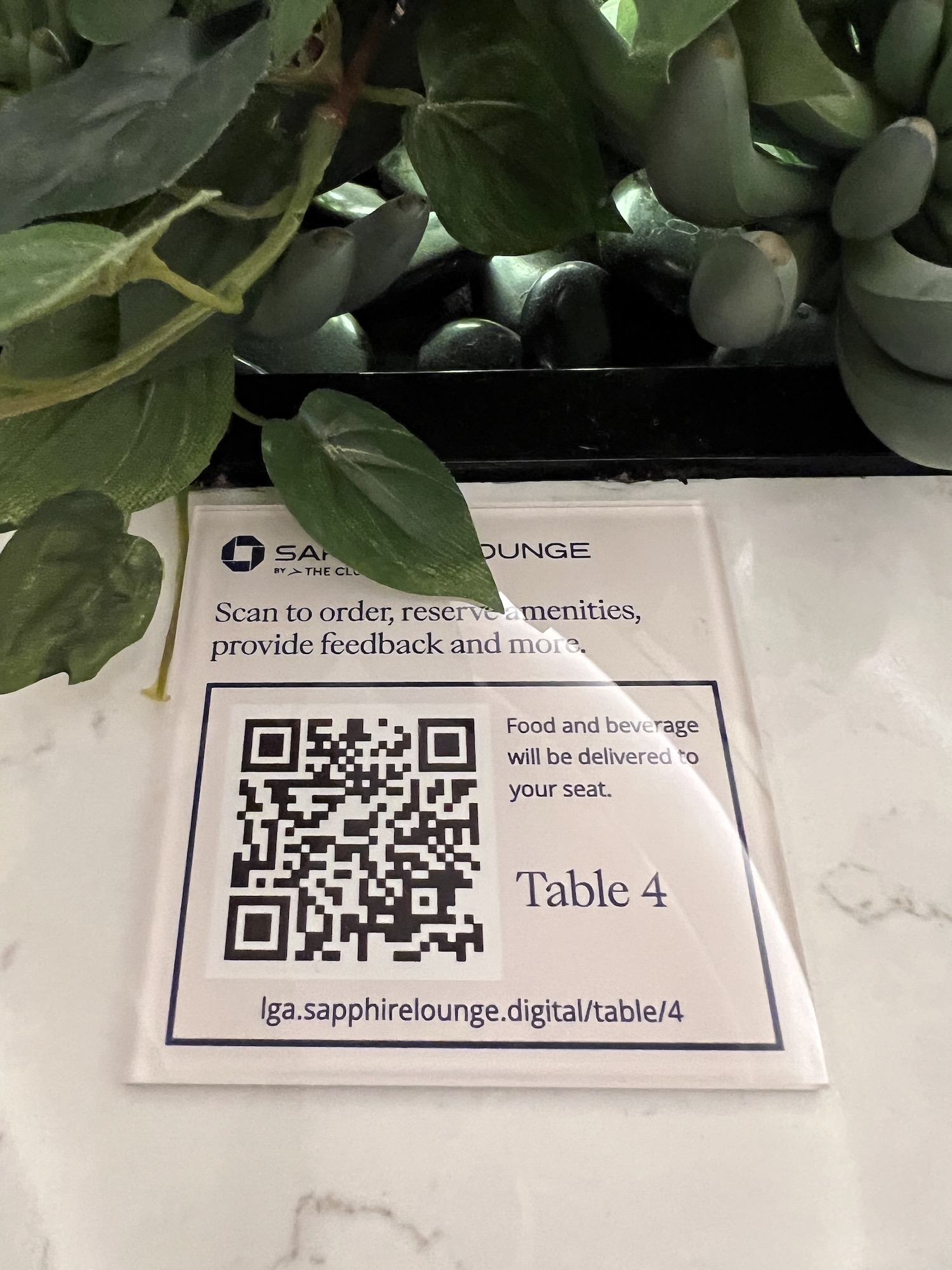 Chase Sapphire Lounge at LaGuardia (LGA) by The Club - Order by QR Code