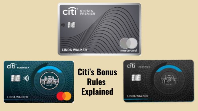 Citi application rules on signup bonuses