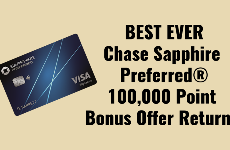 100,000 Point Offer on Chase Sapphire Preferred® – Celebrates New Card Updates chase sapphire preferred 100k 100,000 point signup bonus