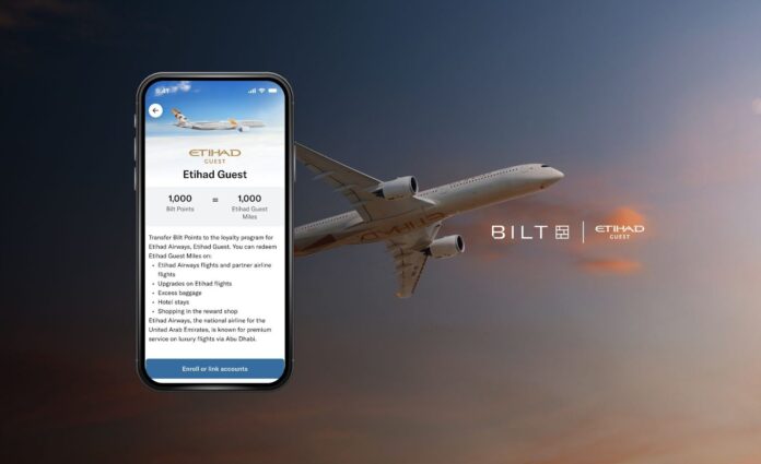 bilt adds Etihad guest as transfer partner