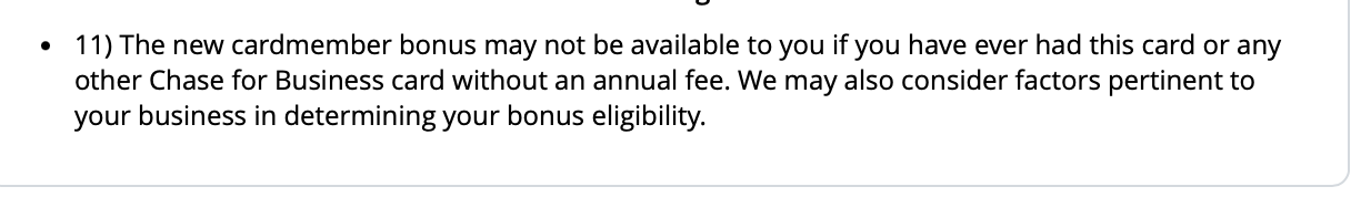 chase ink bonus eligibility