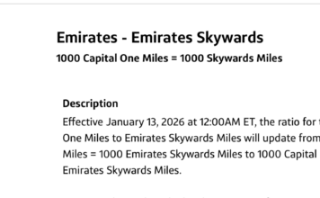 Another 1:1 Emirates Transfer Partner Bites the Dust emirates-capital-one-transfer-ratio